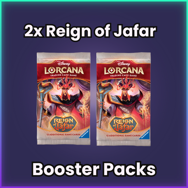 2x Reign of Jafar Booster Packs
