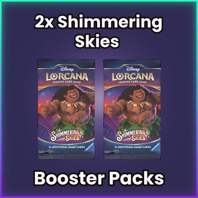 2x Shimmering Skies Booster Packs