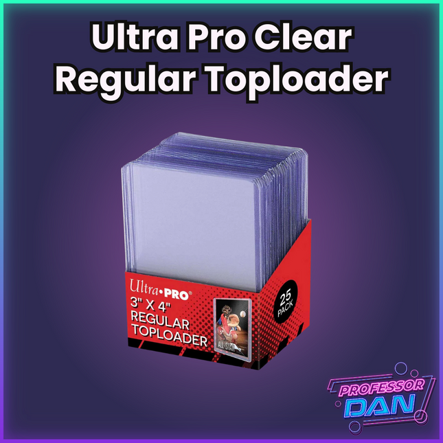 Ultra PRO – Clear Regular Toploader (24 Pack)