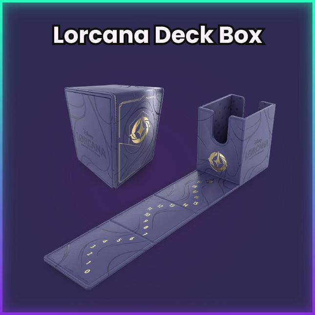 Disney Lorcana Trading Card Game - Deluxe Deck Box