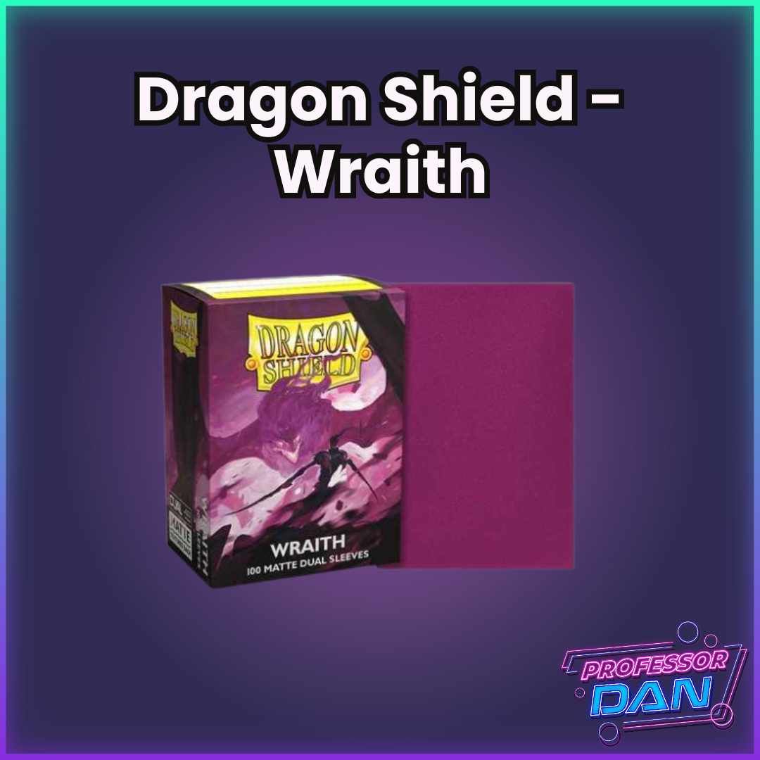 Dragon Shield Wraith Dual Matte Card Sleeves (100 Count) ProfessorDan Dragon Shield Wraith Dual Matte Card Sleeves (100 Count) ProfessorDan