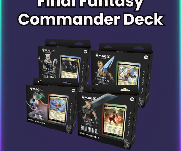 Magic: The Gathering: Final Fantasy Commander Deck – ProfessorDan