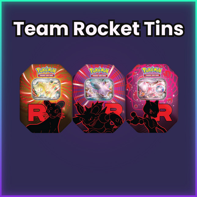 Team Rocket Tins  - 3 Set