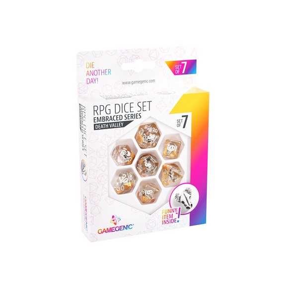 Gamegenic Embraced Series - Death Valley - RPG Dice Set (7pcs) Multicolor