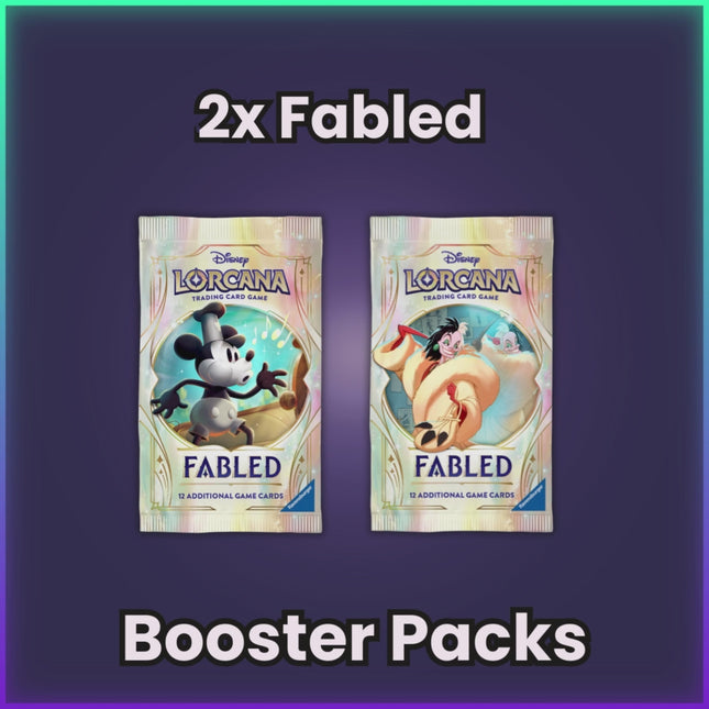 2x Fabled Booster Packs